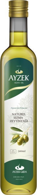 Ayzek Olive Oil natürel sızma zeytinyağı 1 litre